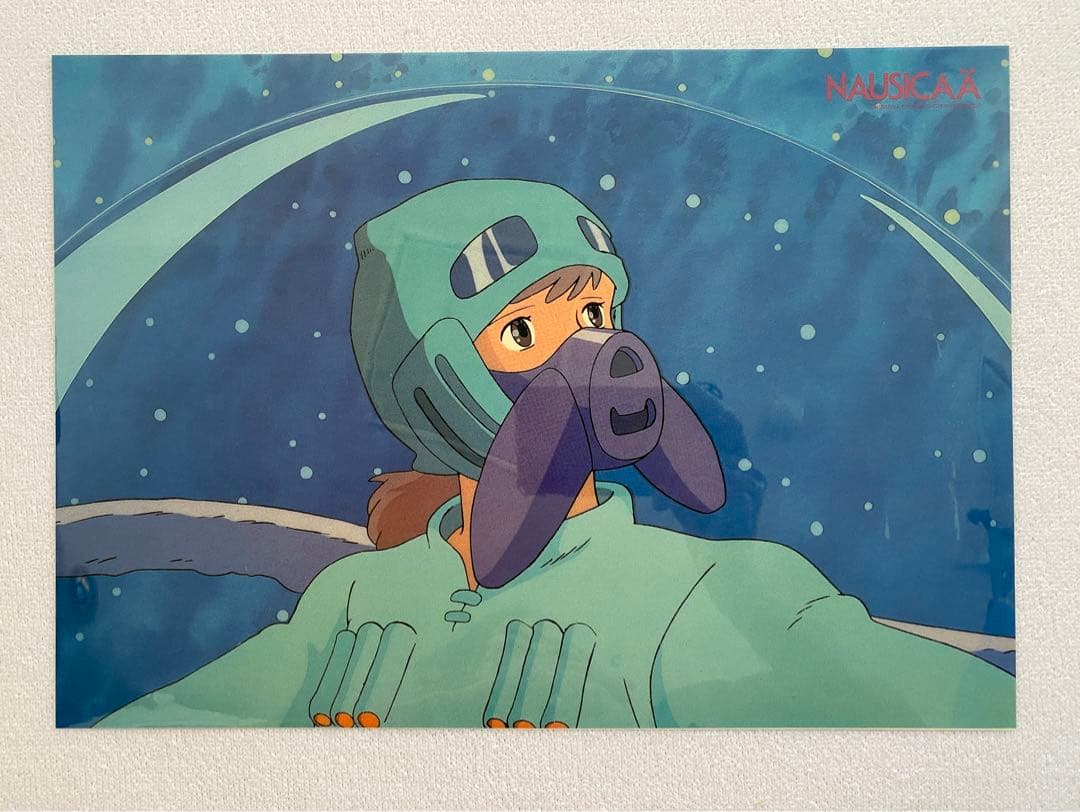 島本須美 直筆サイン入り 風の谷のナウシカ セルタッチ・ポスター 5枚セット