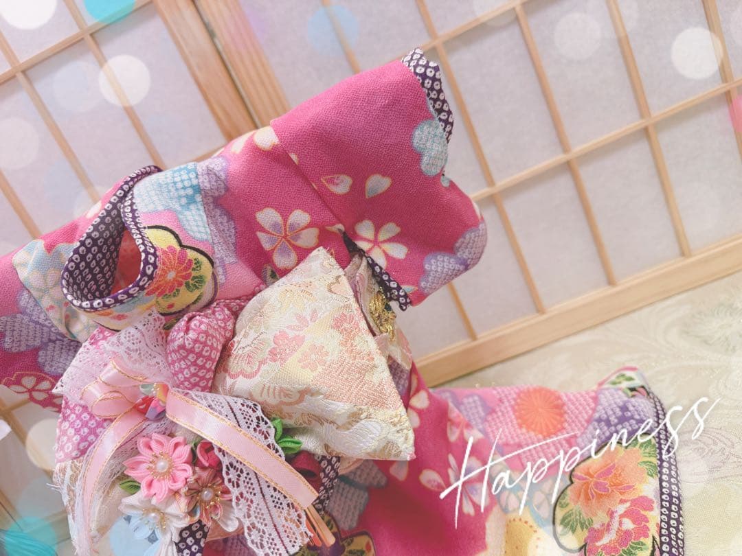 B442.pon2pan2☆犬オーダー☆犬お着物☆犬2ウェイお着物の通販はau PAY