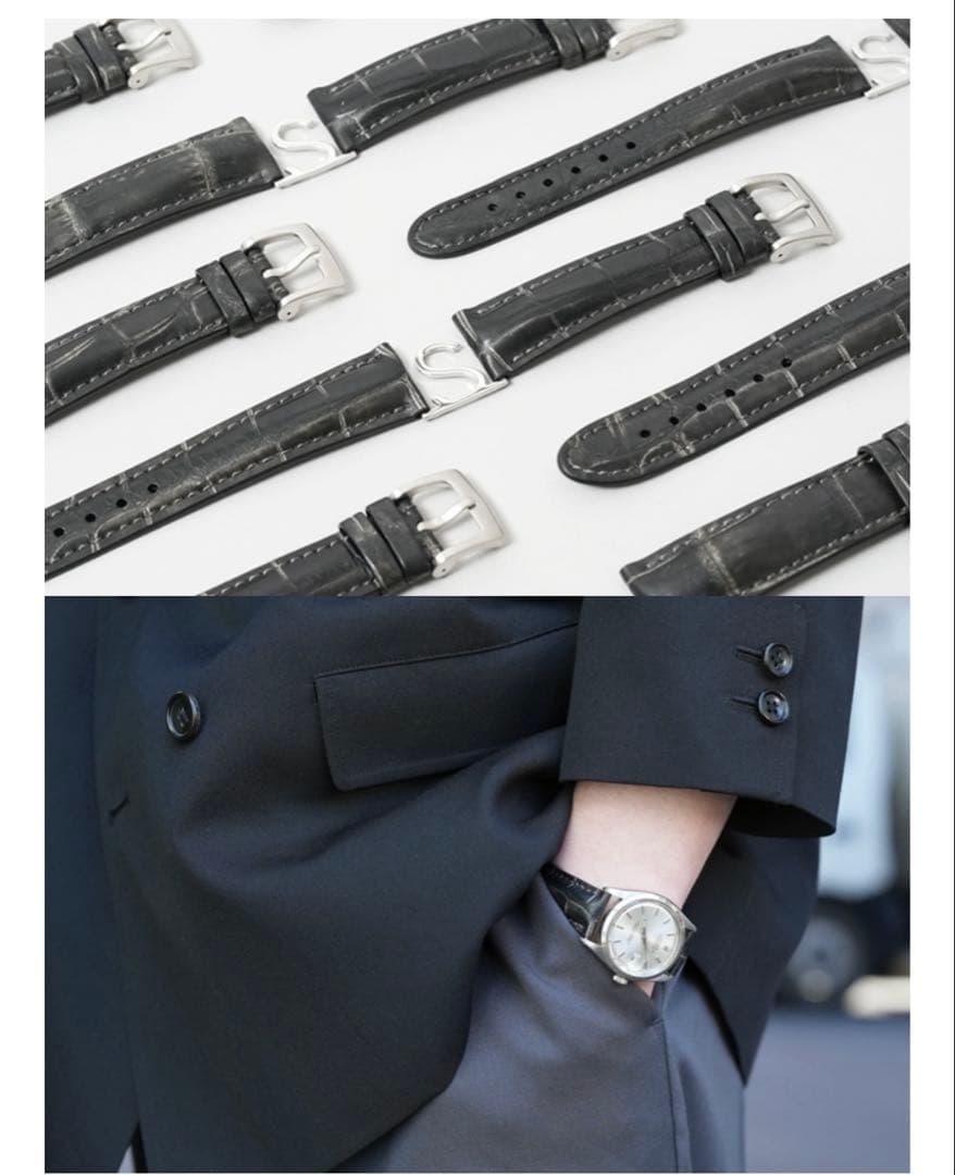 ワイルドスワンズ　WATCH STRAP 墨染