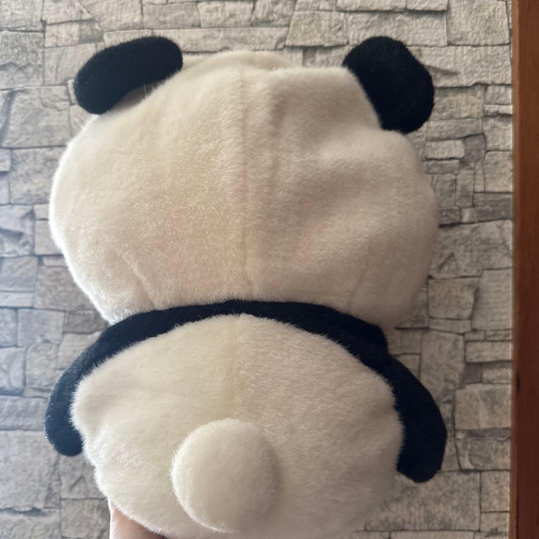 希少！1998年　サンリオハローキティ　パンダぬいぐるみ着せ替え