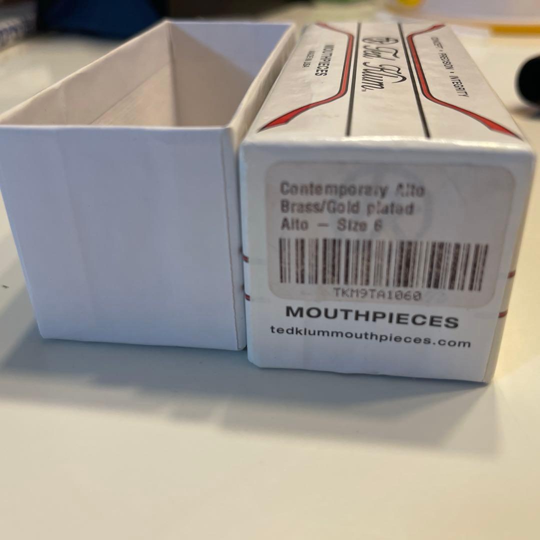 美品！テッドクラム　コンテンポラリー　アルトサックスマウスピース　6番