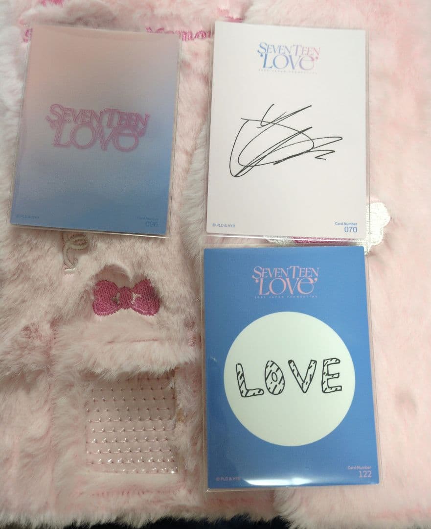 SEVENTEEN LOVE サイン入りカードセット - メルカリ