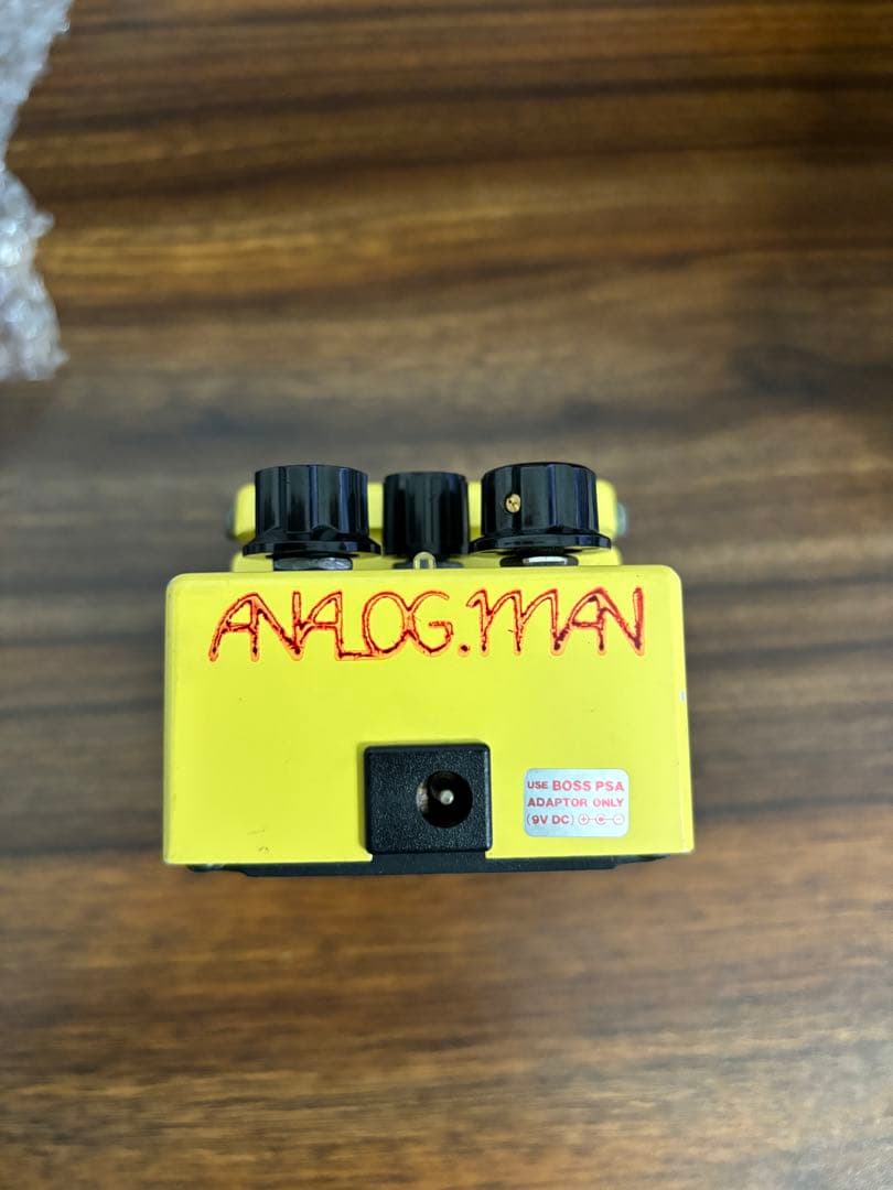 ギター analogman sd-1 push/pull ts808 silvermod