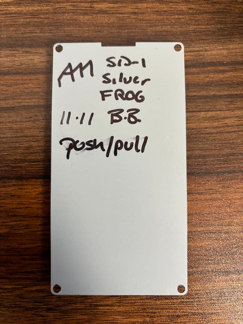 ギター analogman sd-1 push/pull ts808 silvermod