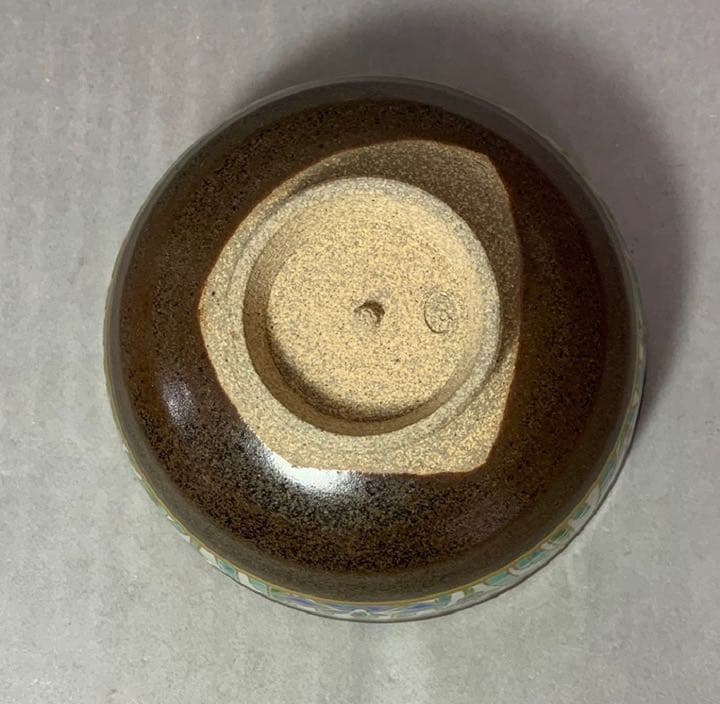 茶道具 膳所焼 菖蒲茶碗 陽炎園 即中斎書付