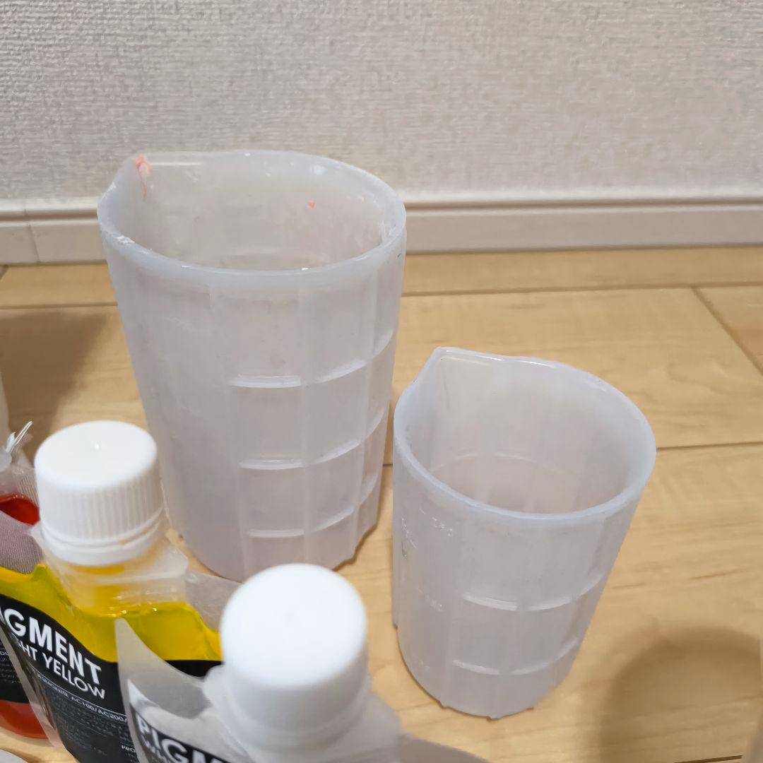 ジェスモナイト AC100 セット 顔料5色・モールド・金箔・道具一式