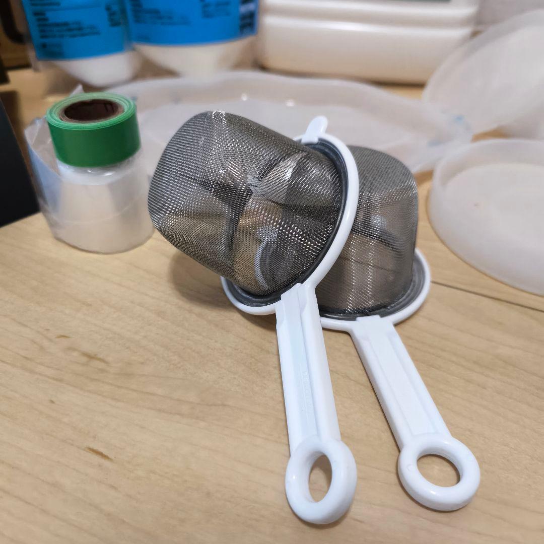 ジェスモナイト AC100 セット 顔料5色・モールド・金箔・道具一式