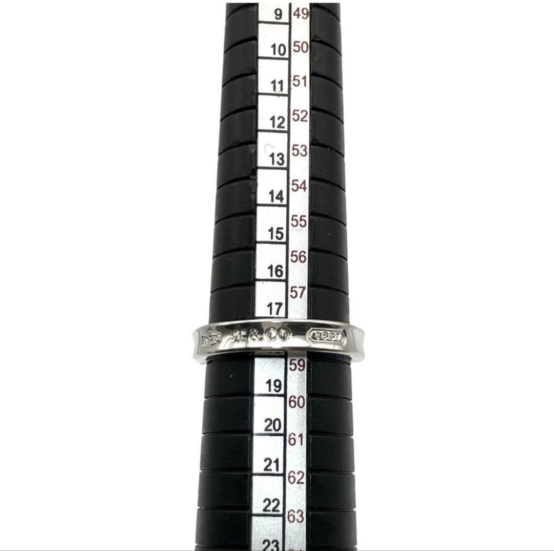 ティファニー 1837 ナローリング 925 シルバー 18号 Tiffany