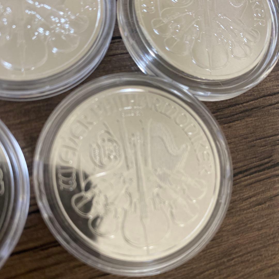 純銀　1オンス 5枚セット 2024 オーストリア　ウィーン・フィルハーモニー