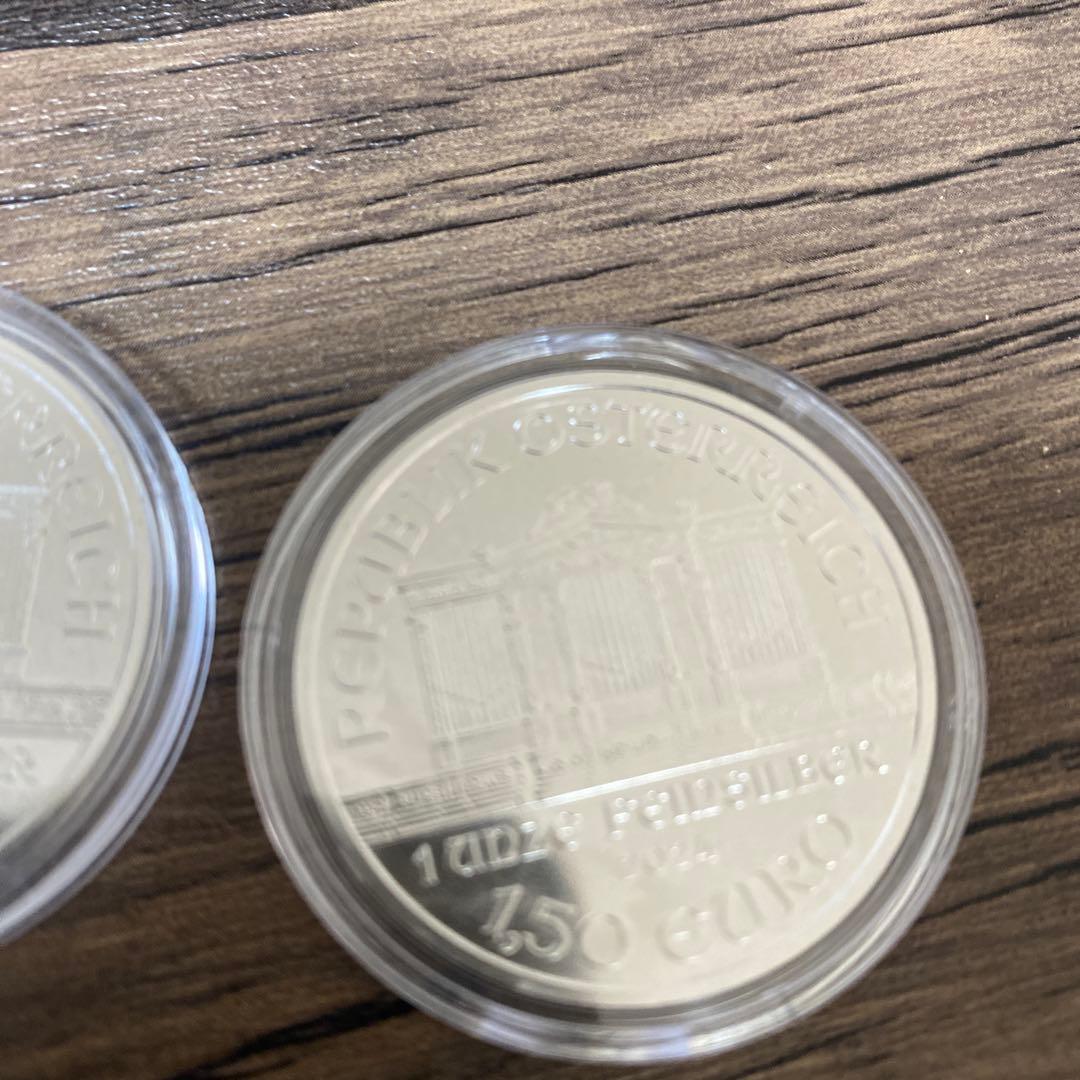 純銀　1オンス 5枚セット 2024 オーストリア　ウィーン・フィルハーモニー