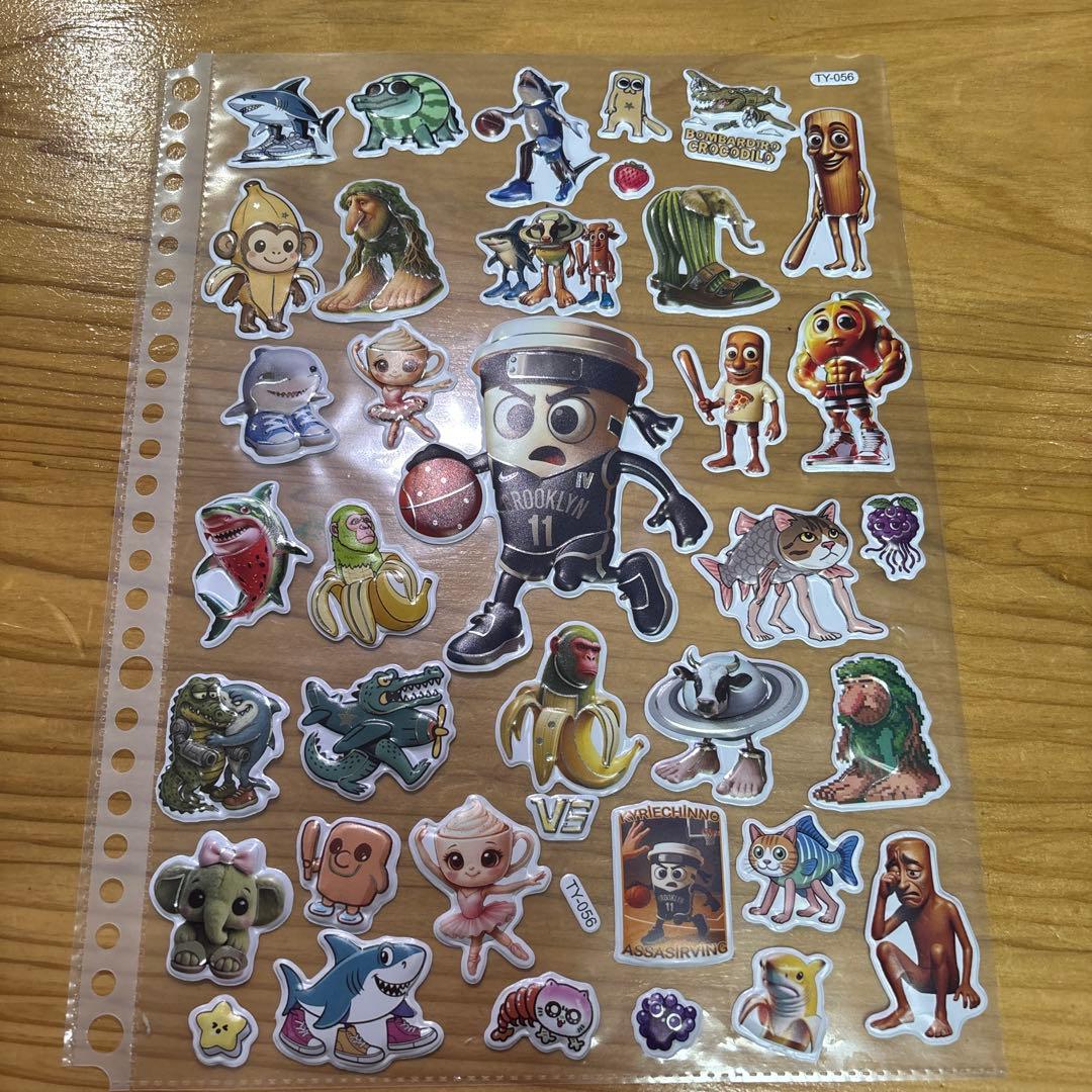 シール帳　Campus B5バインダー 26リング シール付き