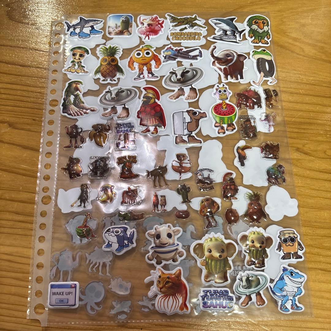 シール帳　Campus B5バインダー 26リング シール付き