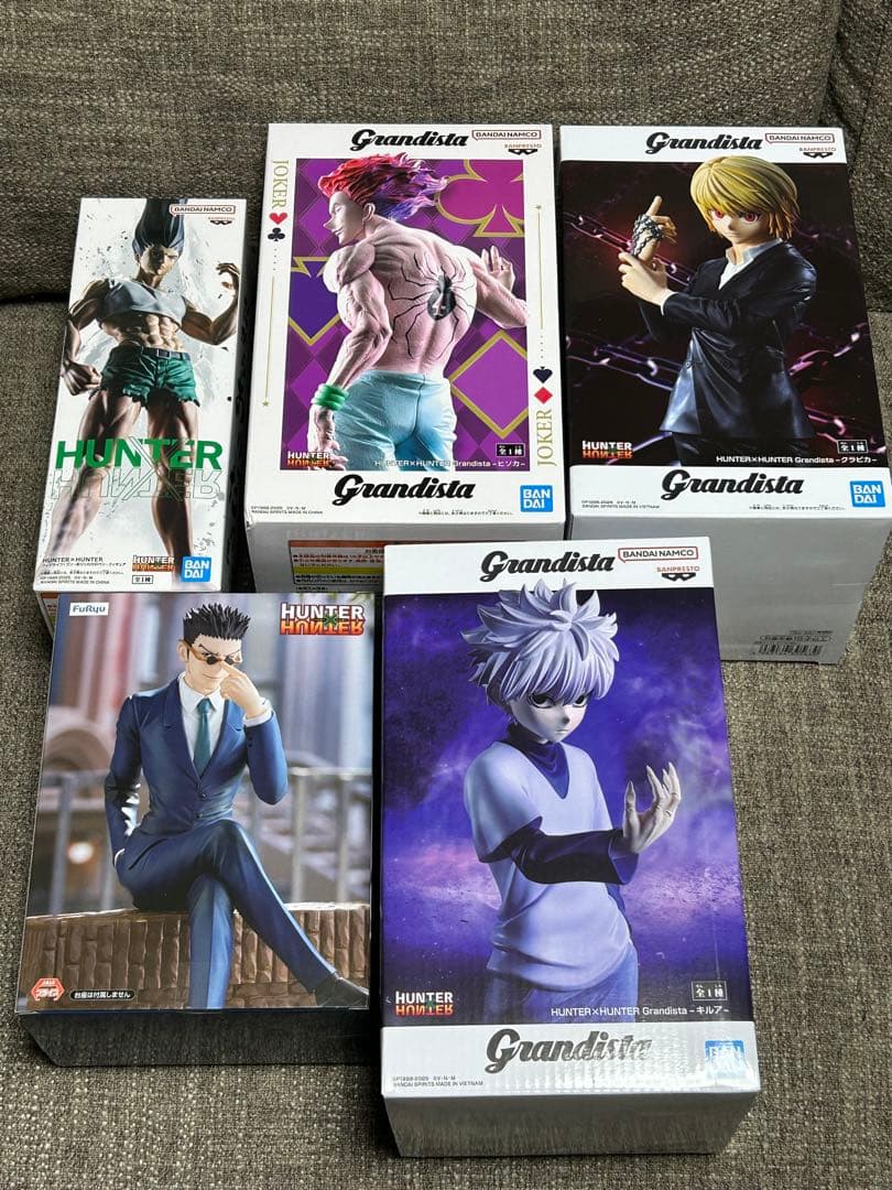 HUNTER×HUNTER ヒソカゴンクラピカレオリオキルアフィギュア5体セット