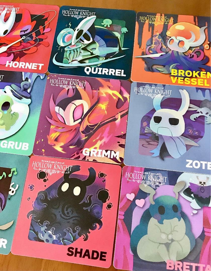 ゲーマー焼き GiGO渋谷 Hollow Knight コースター 12枚セット