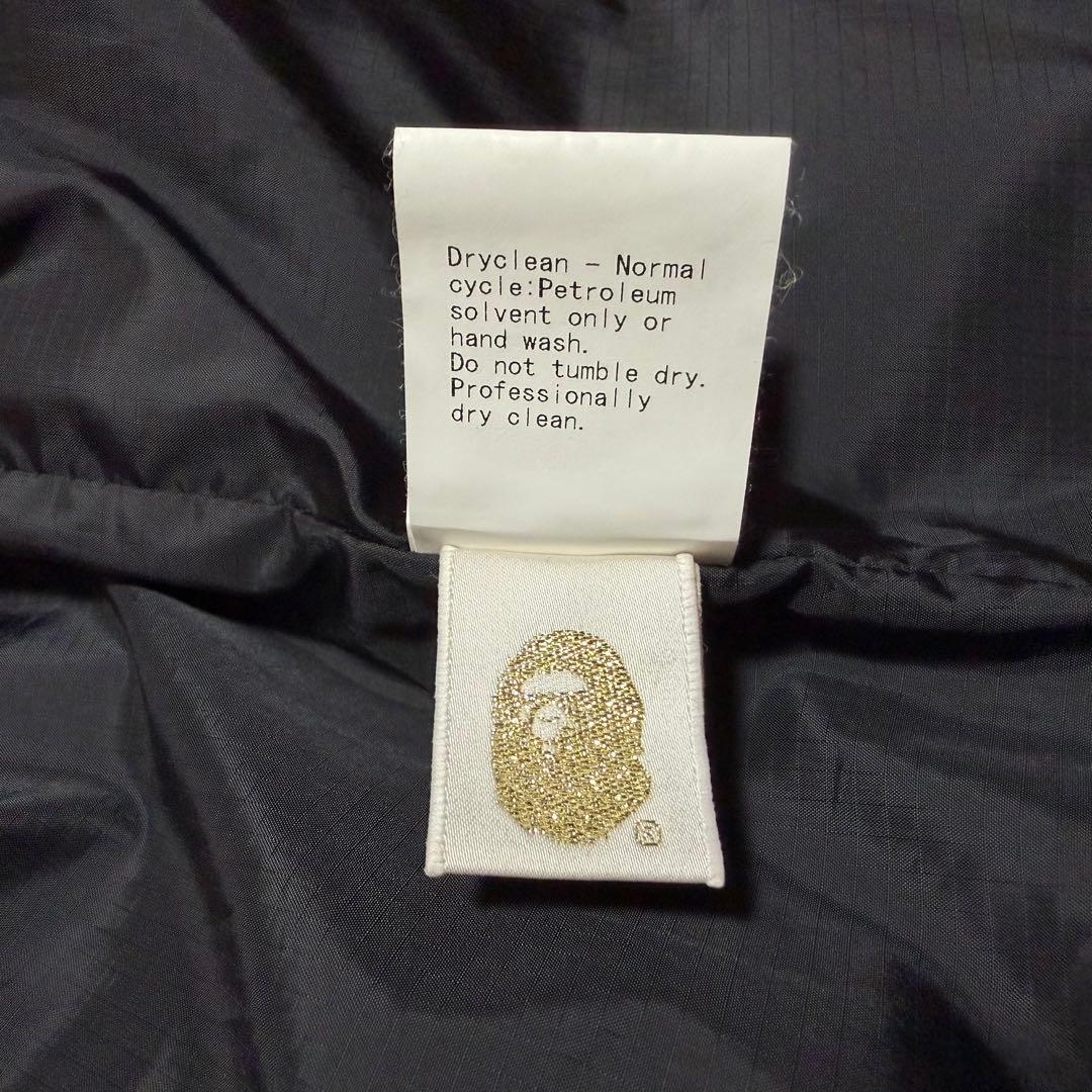 A BATHING APE アベイシングエイプ ダウンベスト 迷彩柄 カモフラ