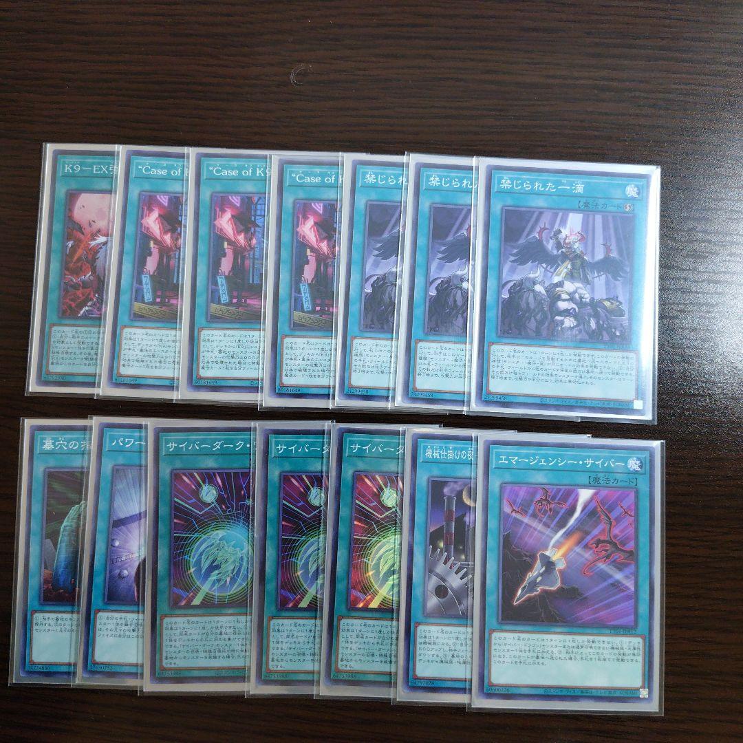 遊戯王【K9サイバー・ドラゴン】デッキ スリーブ付 ヘルカイザー亮 b