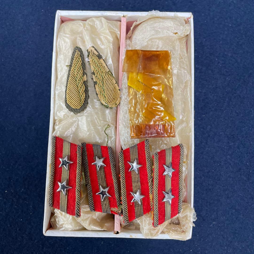 旧日本陸軍 少尉 軍服用階級章