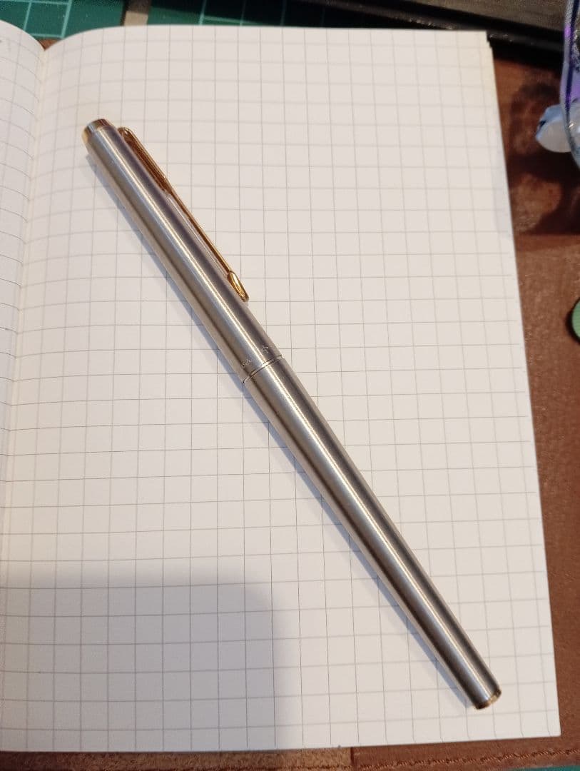 パーカー　180 スチール軸　m ビンテージ 80s パーカー 180 PARKER 180 （極細字／中字） 14K 01738 | 川口