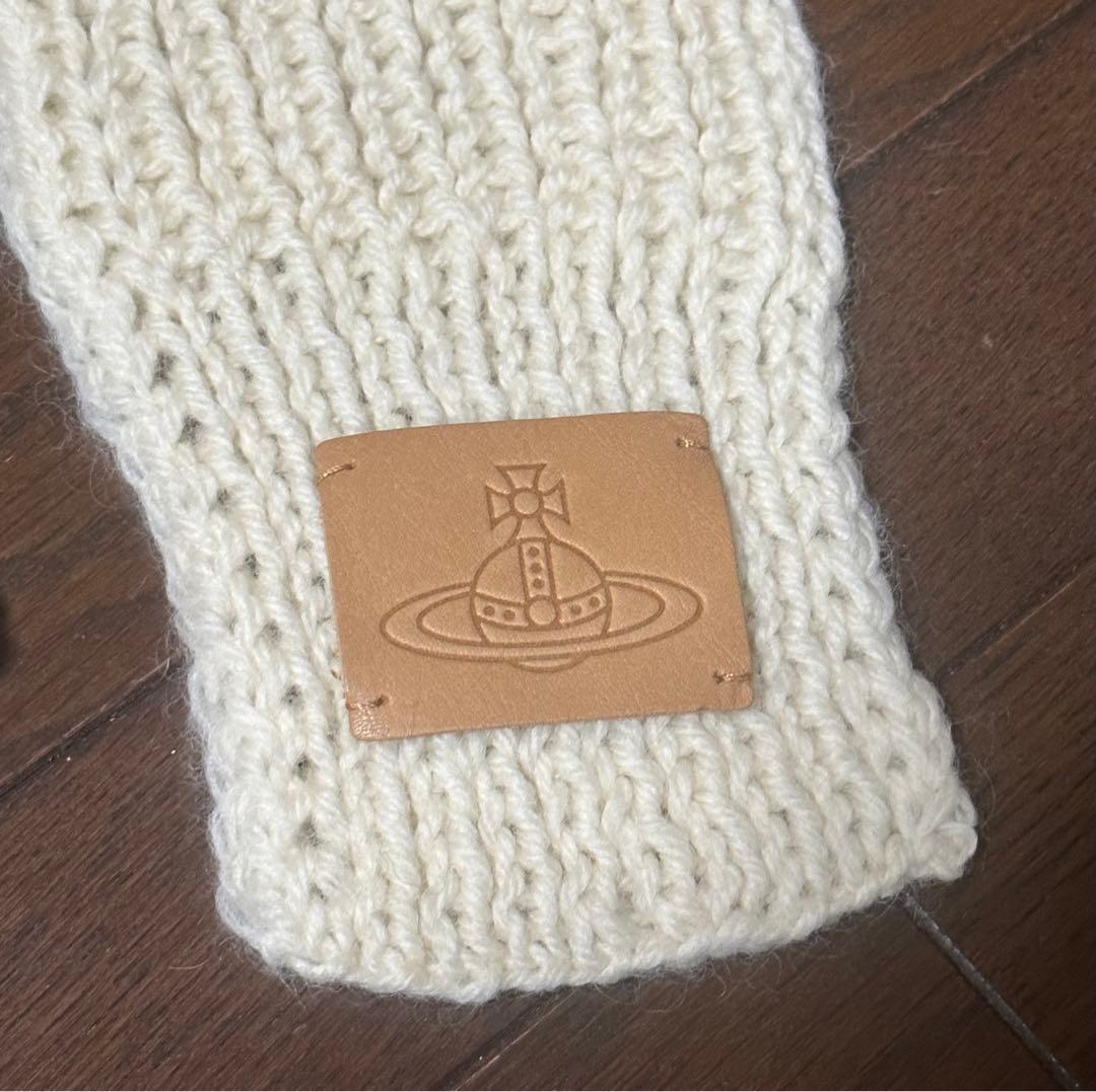 Vivienne Westwood】 キャットイヤー フラップニット ホワイト