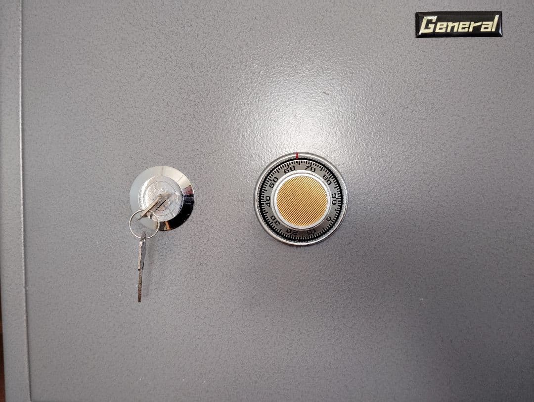 エーコー general 耐火金庫 ダイヤル式 シリンダー錠 CSL 47kg