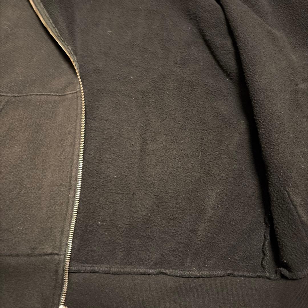 Los Angeles apparel 黒 フルジップ パーカー　肉厚　USA製