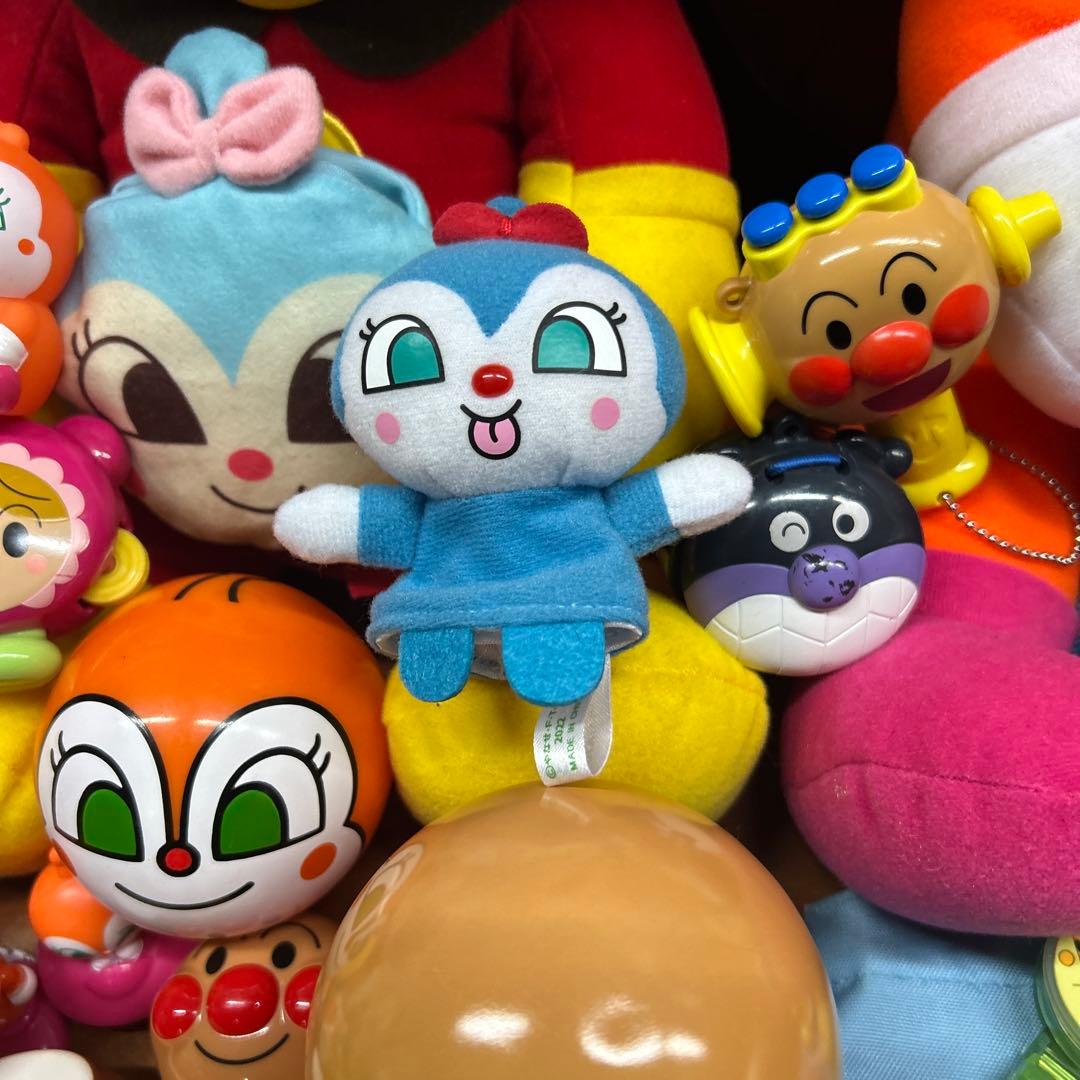 アンパンマン こきんちやん　どきんちゃん　ぬいぐるみ　とマスコットセットT⑤AN
