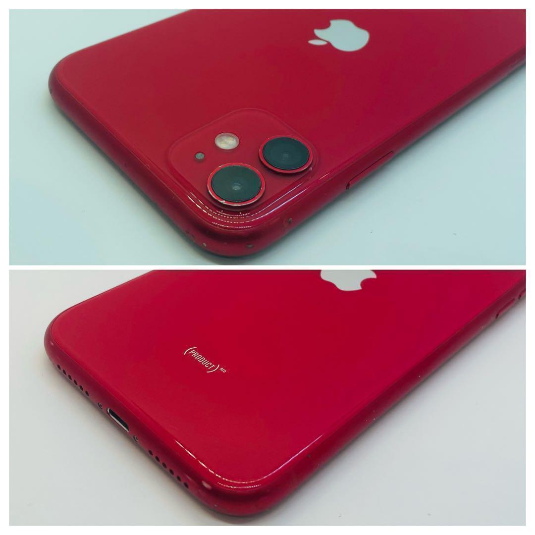 ⭐️新品バッテリー⭐️ iPhone 11 128GB レッド SIMフリー - メルカリ