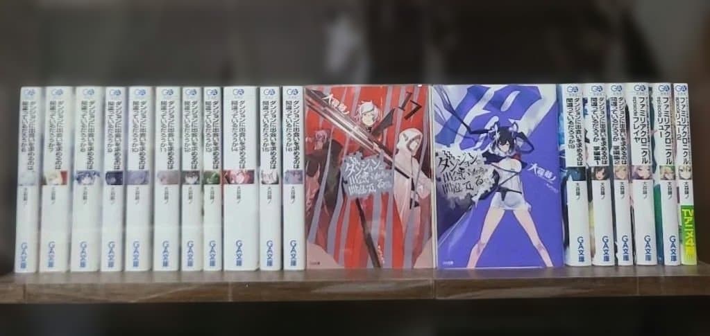 ☆期間限定価格☆ダンまち ライトノベル 35巻セット