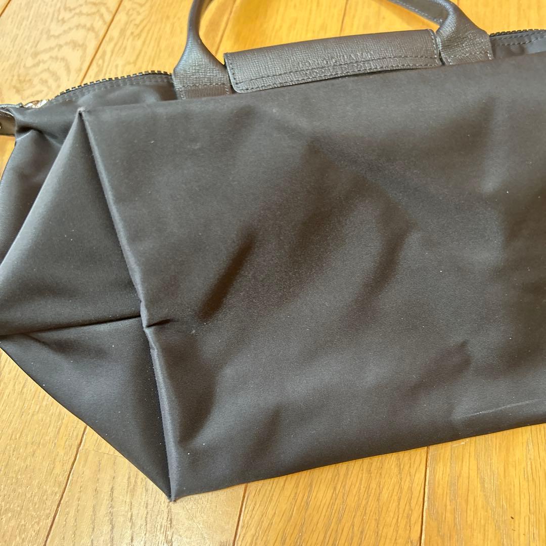 ロンシャン　ショルダーバッグ　トート　黒