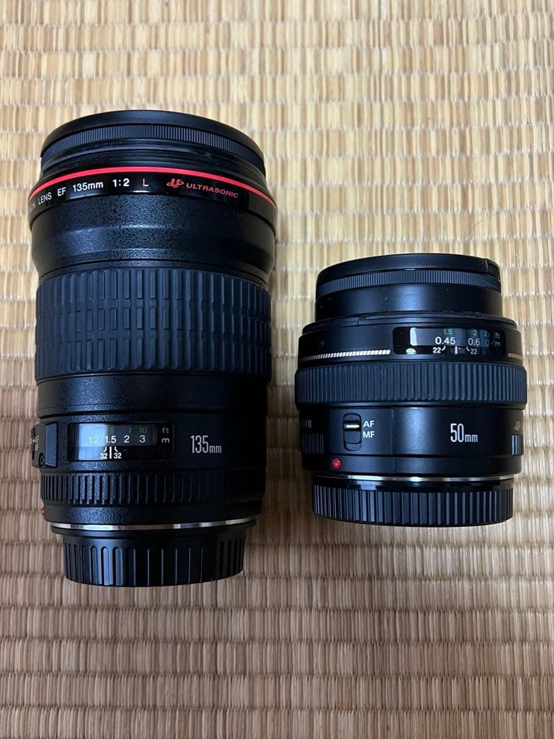 Canon EF135mm f/2LUSM & 50mm f/1.4USMセット Canon EF135mm f/2LUSM & 50mm f/1.4USMセット Canon EF135mm f/2LUSM