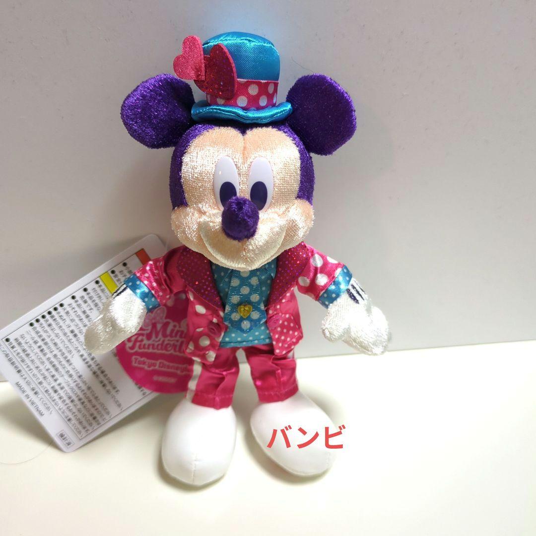 ミニーのファンダーランド　パルパルーザ　ぬいぐるみバッジ　ミッキー　ミニー