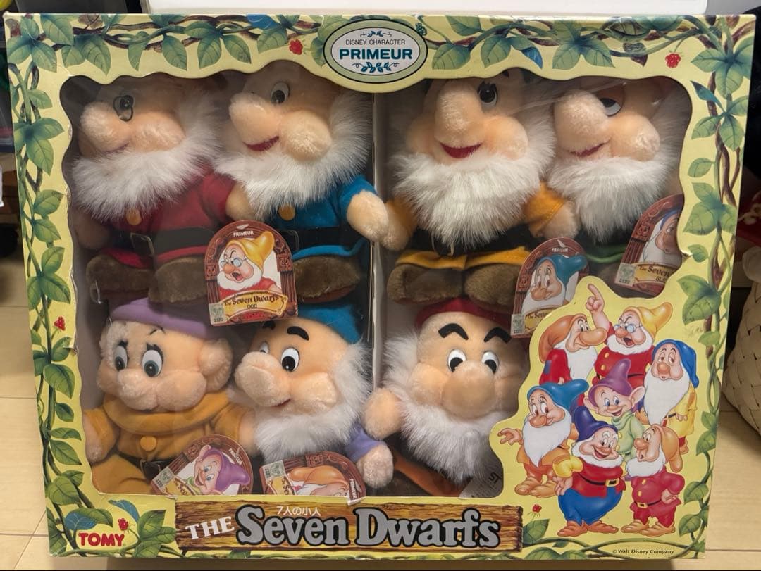 トミー 7人の小人 ぬいぐるみセット ディズニー白雪姫七人の小人