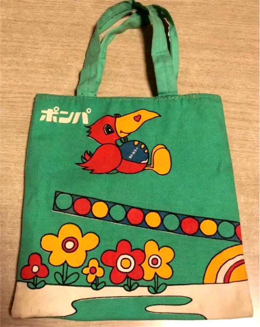 昭和レトロ　キドカラー　ポンパくん　トートバッグ　レア