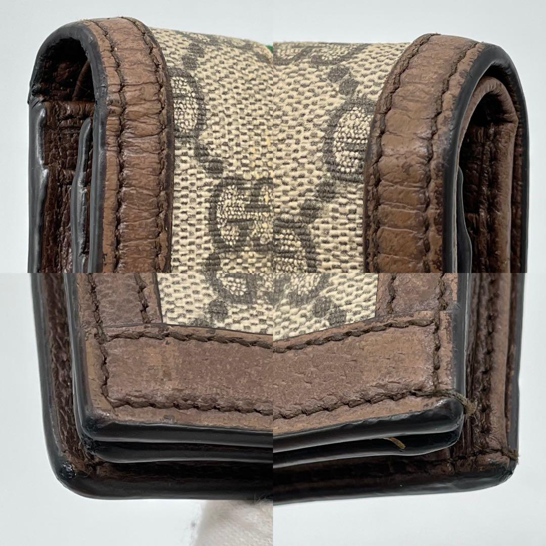 グッチ 二つ折り財布 オフィディア GGスプリーム マーモント シェリー