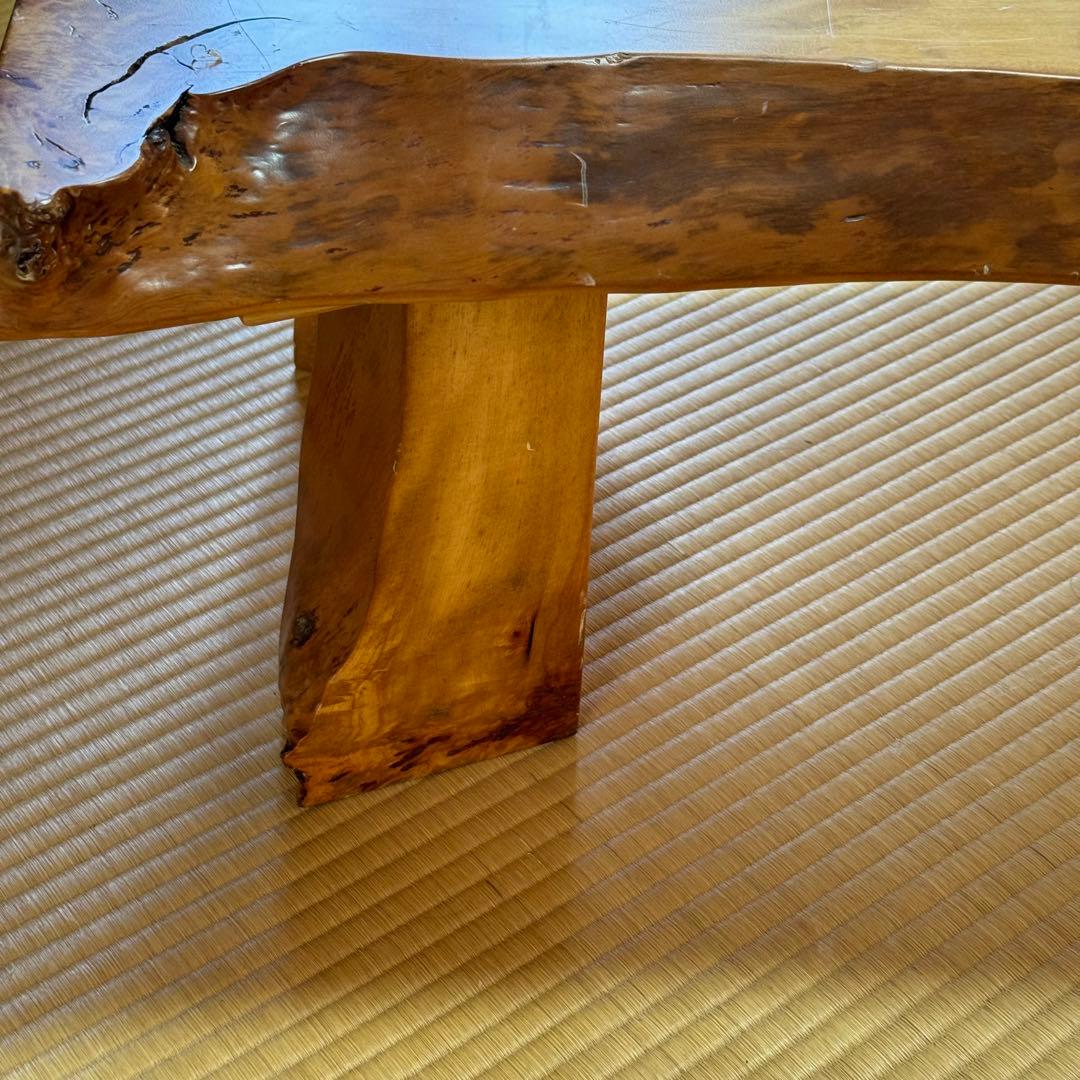 定価56万　極上★天然木　無垢　リビング　ロー　テーブル　　良質木目