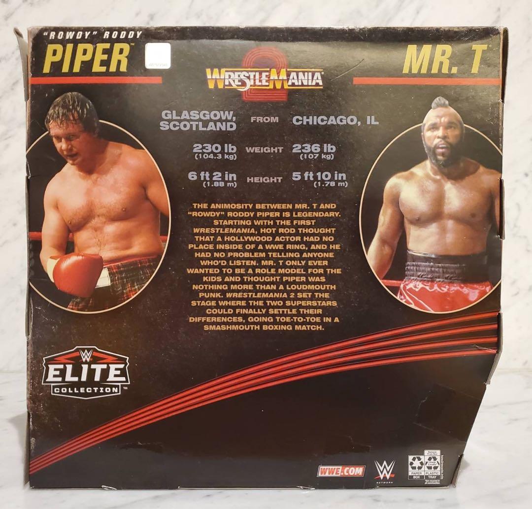 WWE マテル プロレス ロディ パイパー vs ミスターT フィギュア