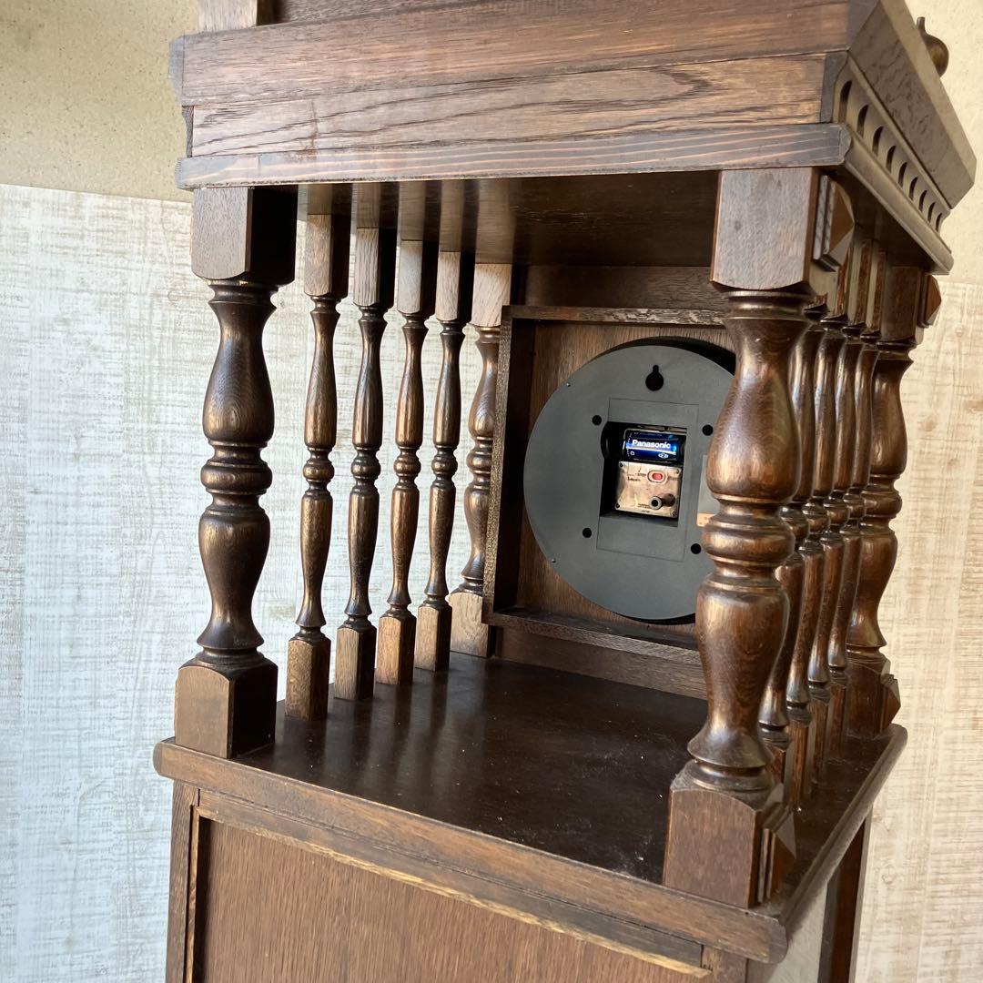 昭和レトロ シチズン クリストロン ホールクロック 柱時計 飾り棚