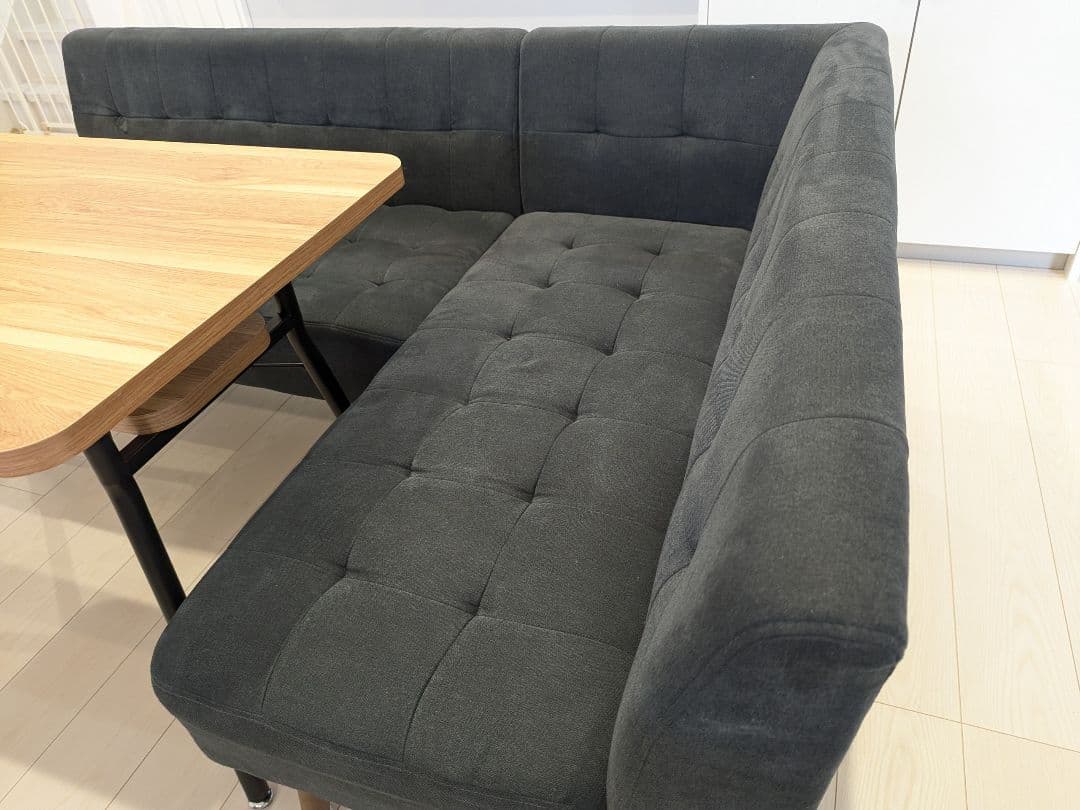 【naaa】　mild　L字　ダイニングセット　ダイニングテーブル