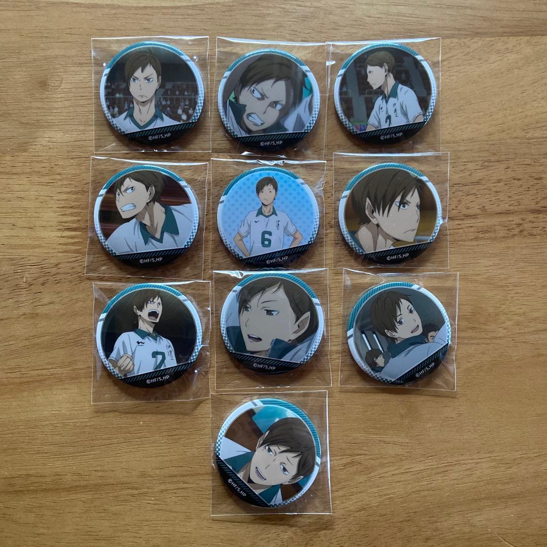 ハイキュー 二口がいっぱい 場面写トレーディング缶バッジ 全