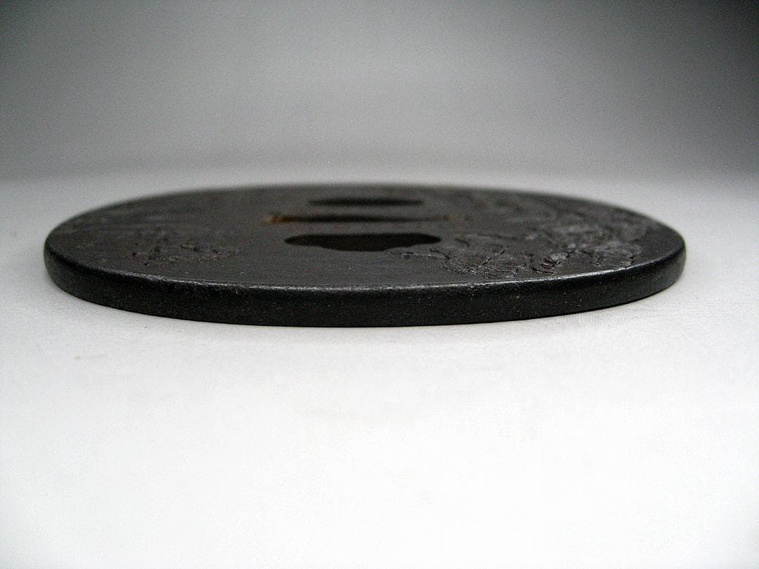 #在銘 #周防山口住 #末吉吾助 #松に馬 #時代 #金工 #日本刀 #刀装具