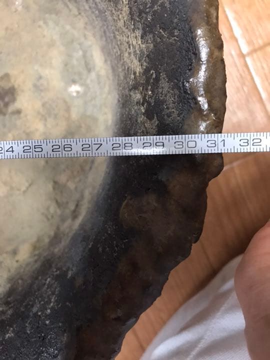 盆栽鉢　超時代のり手作り盆栽鉢31cm.12cm2.6kg寄せ植え植木鉢