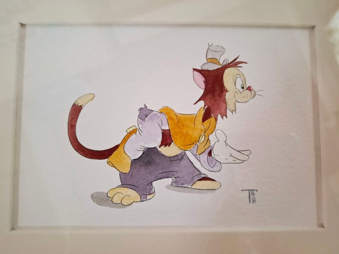 アールビバン 水彩画 ギデオン トリシア・B・ベンソン ピノキオ