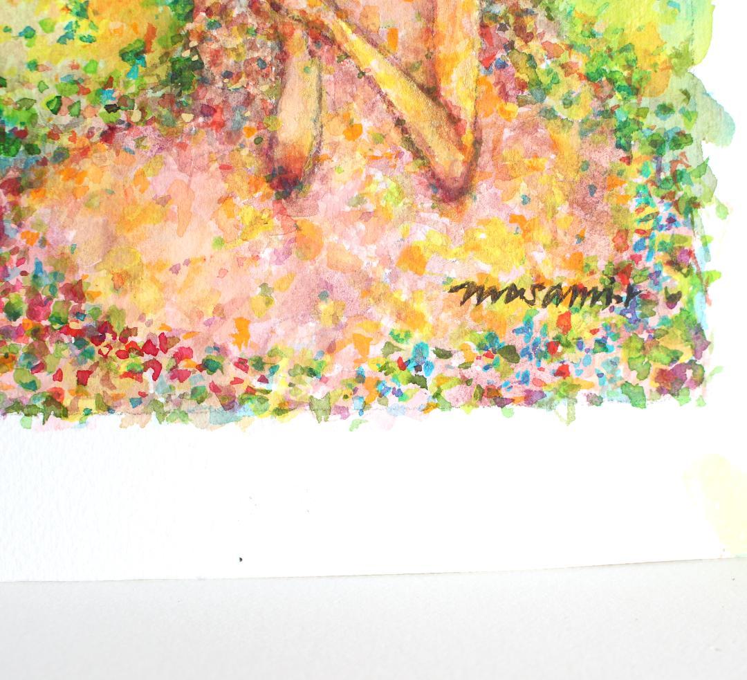 祈りの天使2」水彩画 原画