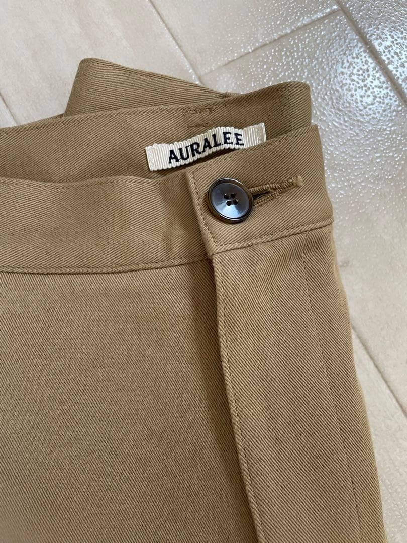パンツ AURALEE CHINO WIDE PANTS