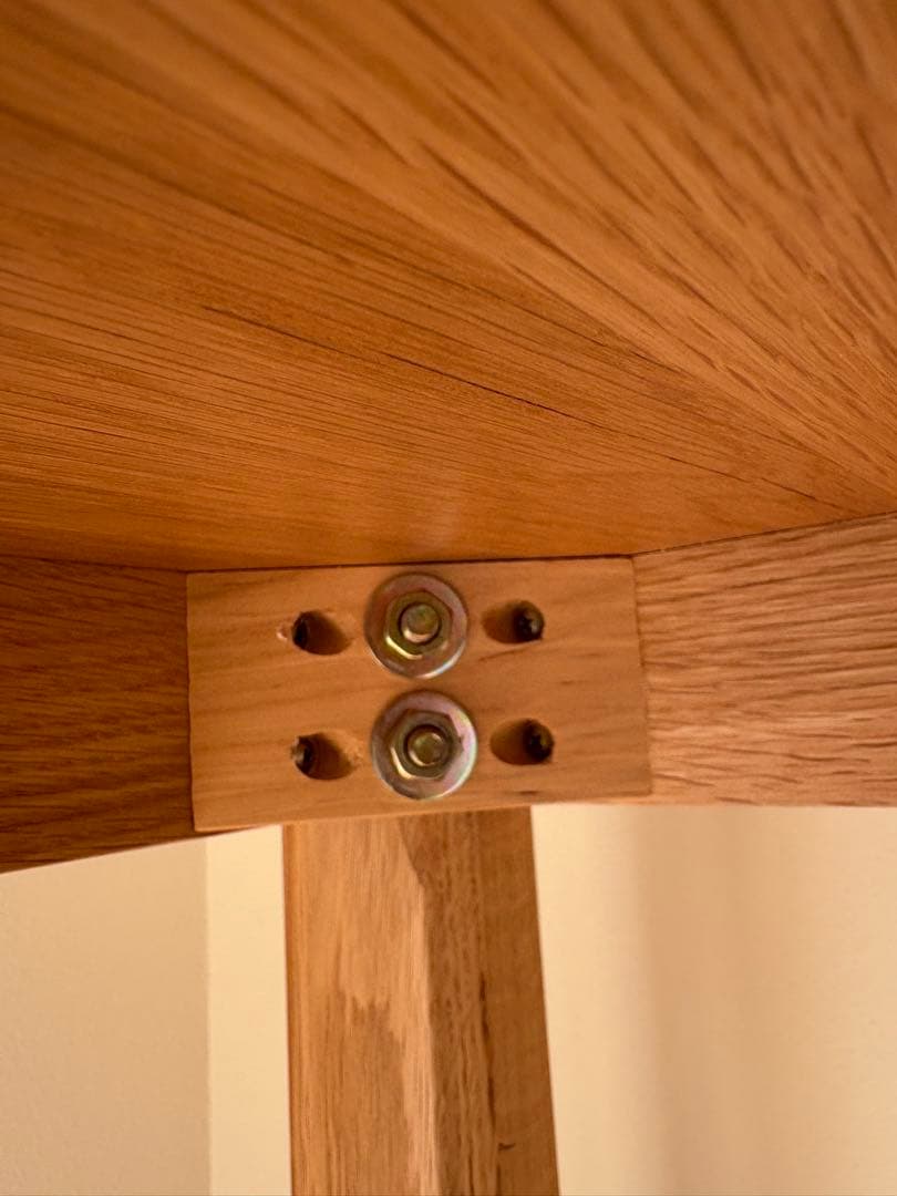 無印　正方形　ダイニングテーブル　オーク材