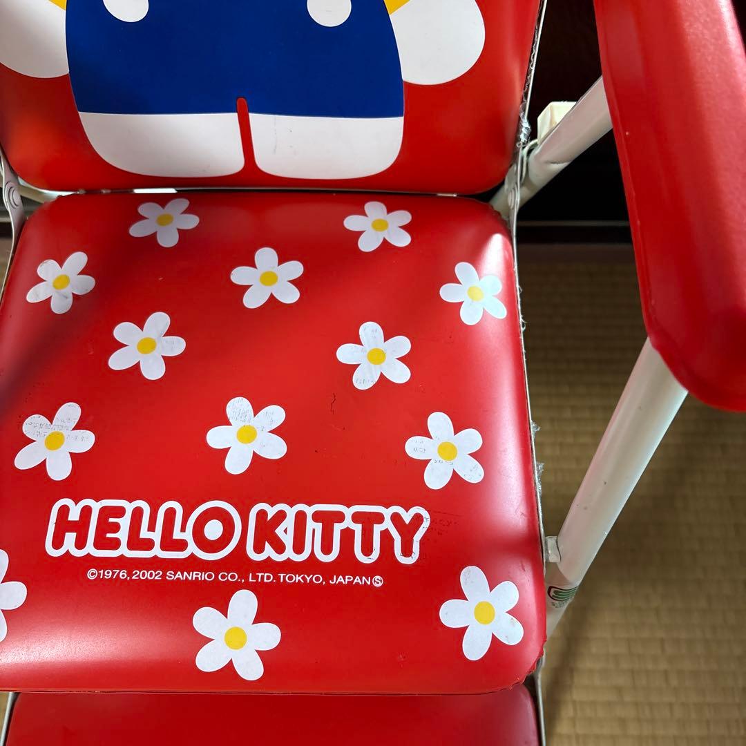 ハローキティ 2002年 レトロ キッズチェア ハイチェア 日本製 - メルカリ