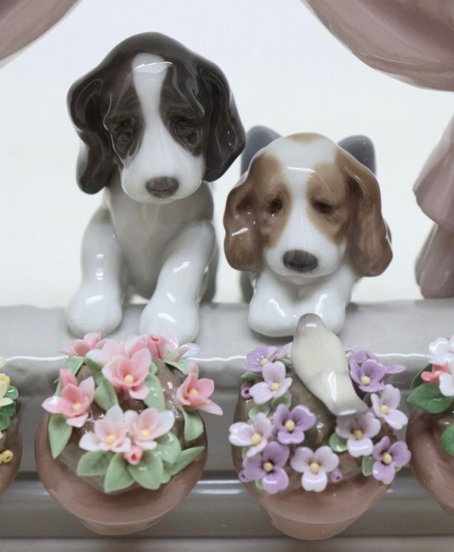 期間限定金額レアリヤドロ 可愛いながめ6502 LLADRO