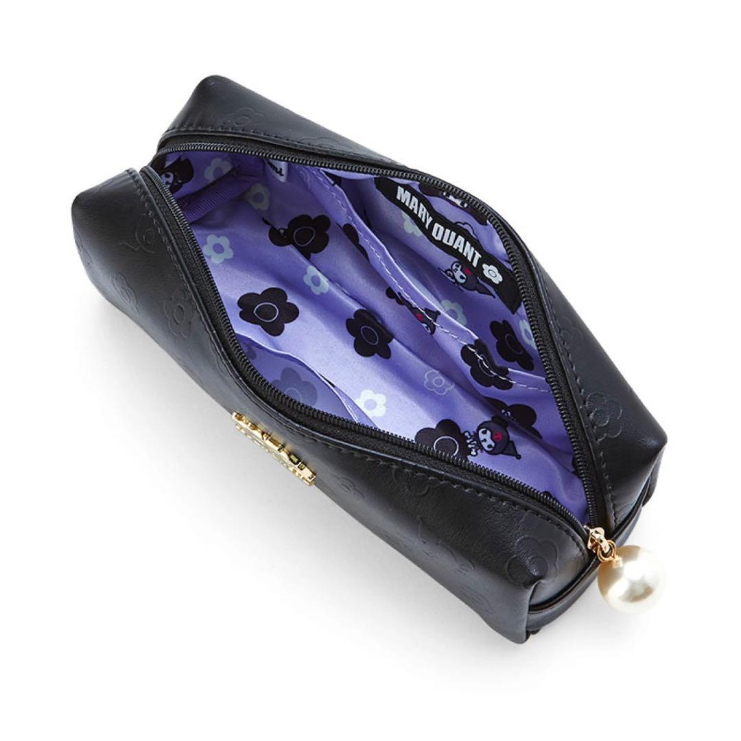 MARY QUANT♡クロミ スクエアペンケース ブラック - メルカリ