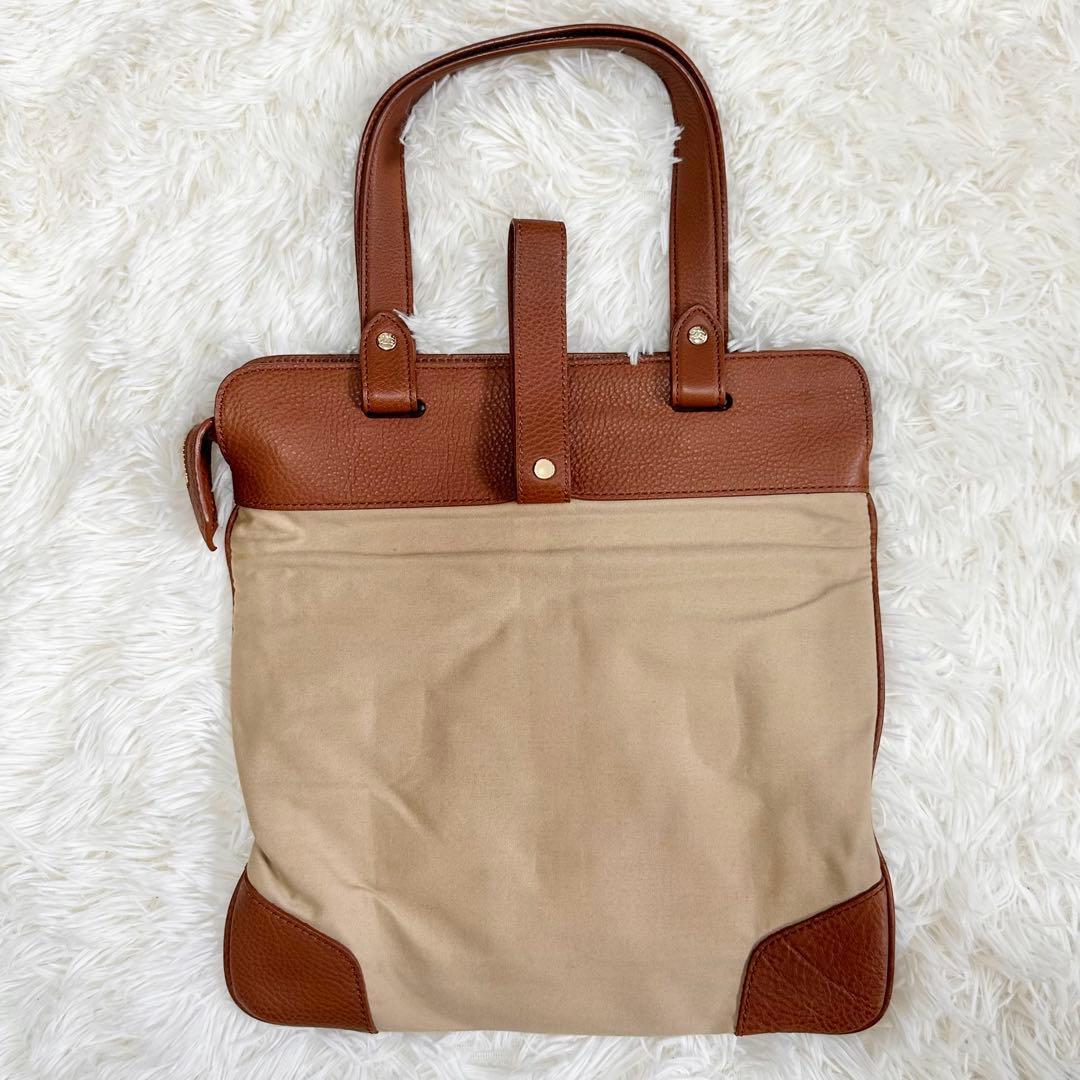 BURBERRY バーバリー トートバッグ ノバチェック ロゴ刺繍 保存袋付き