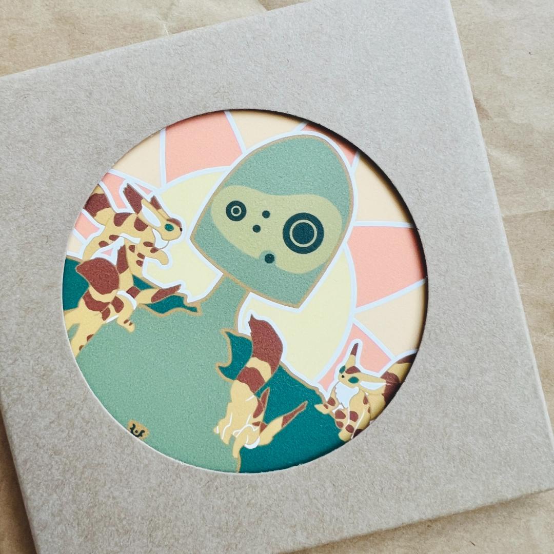 台湾 アニメージュとジブリ展 コースター 5種セット